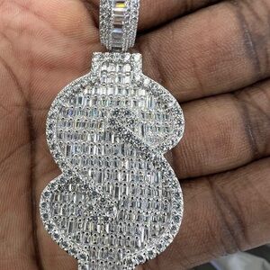 Iced out dollar sign